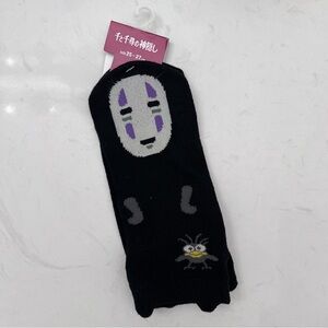 Ghibli Spirited Away No Face Socks